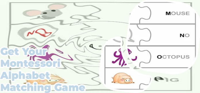 Alphabet matching game printable