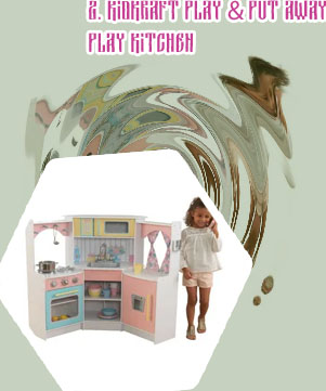 Corner play kitchen