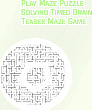 Maze puzzle games