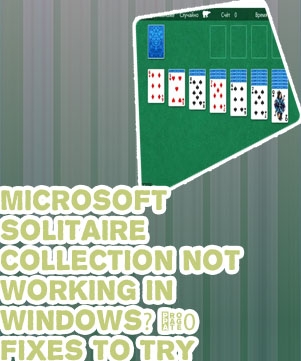 Microsoft solitaire game
