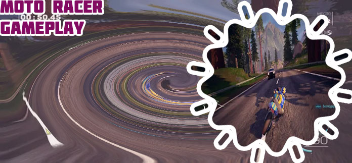 Moto racer game