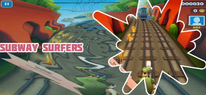 Play free game online subway surfer