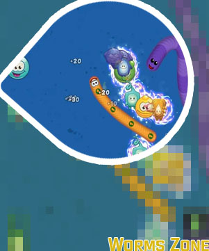 Worm zone game